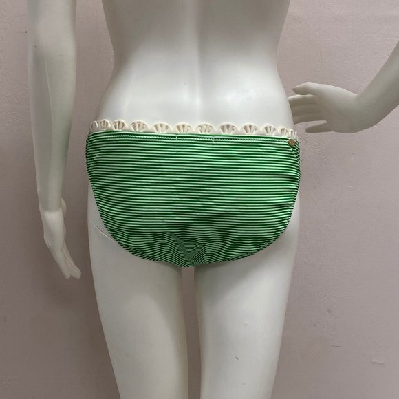 Jessica Simpson Green Striped Bikini Bottom - Picture 10 of 10